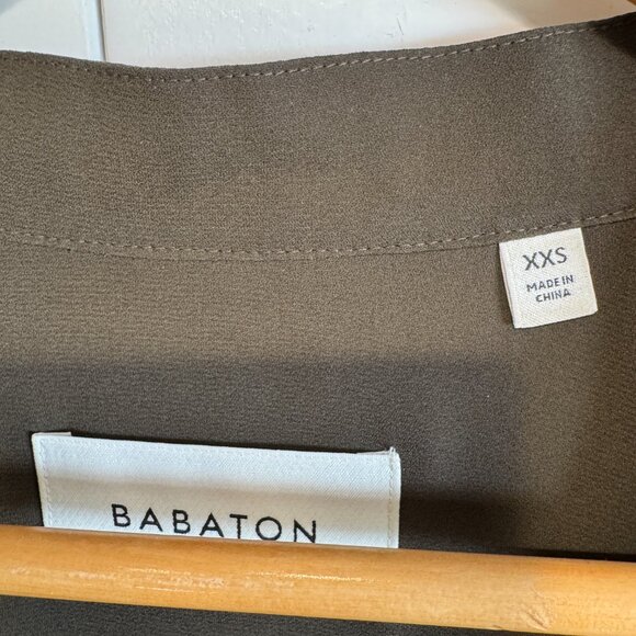 Babaton (Aritzia) Quincy Trench Coat – Olive Green – XXS - Picture 4 of 7